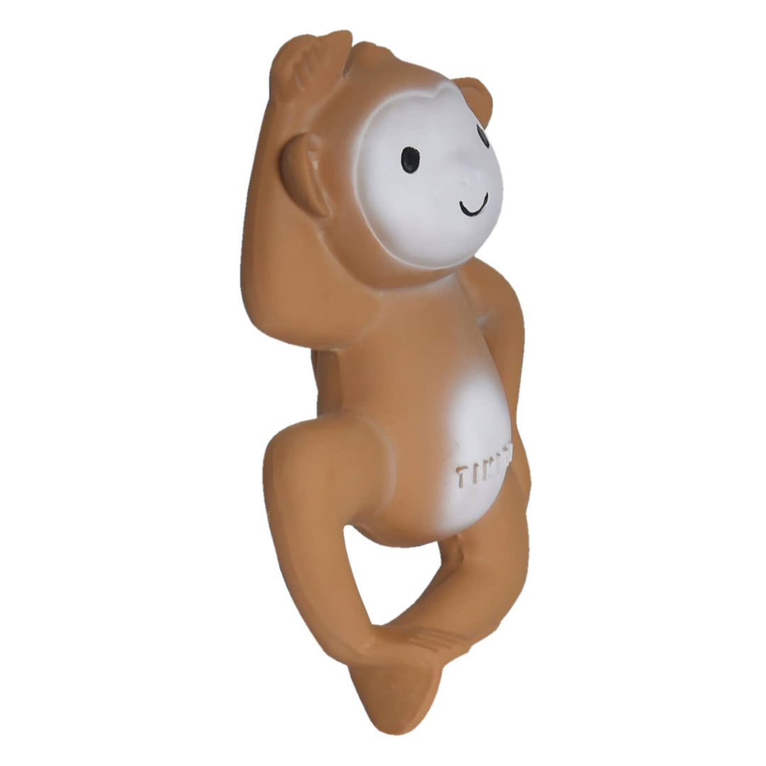 Tikiri Natural  Rubber Monkey Rattle and Teether side