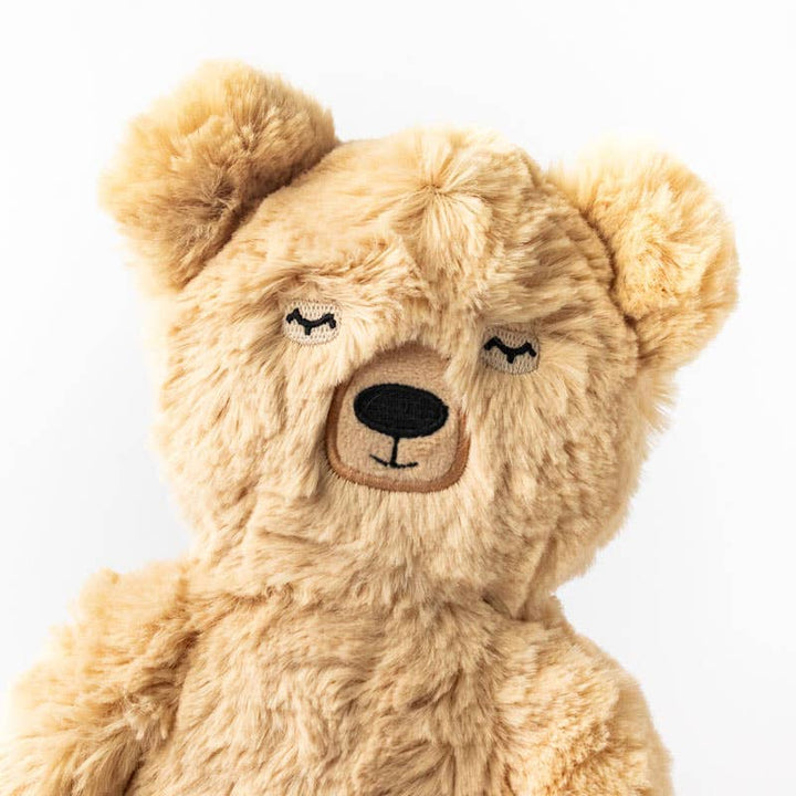 Slumberkins Honey Bear's Gratitude Plush Set  face