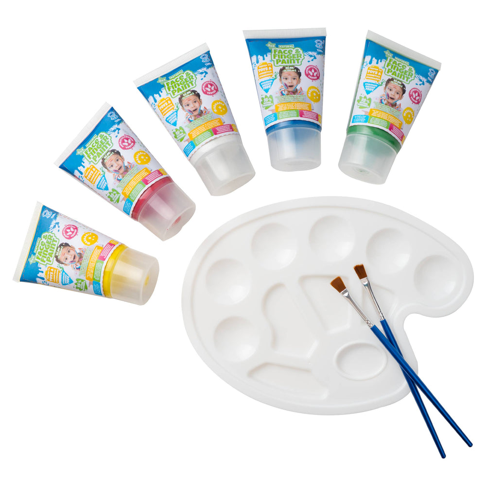 Natural Face & Finger Paint Paint Set contents