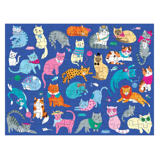 Mudpuppy Double Side Cats & Dogs Puzzle cat side