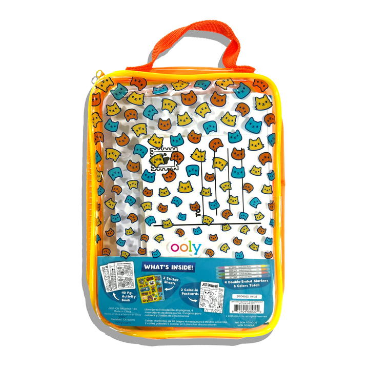 Ooly Kitty In The City Activity Kit back