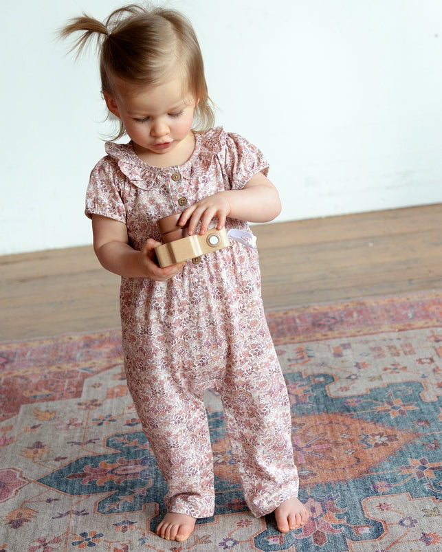 City Mouse Spring Bouquet Romper model