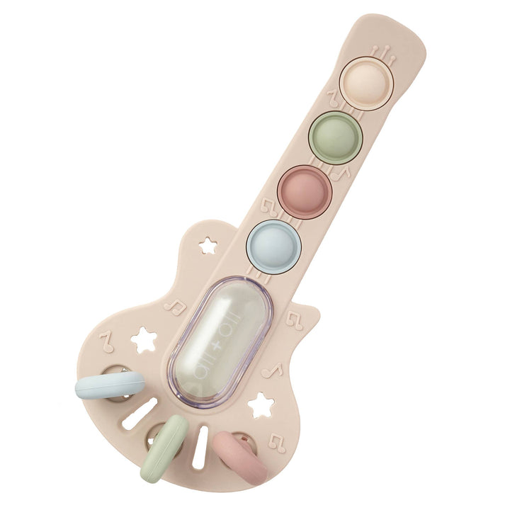 Ali + Oli Guitar Sensory Pull & Teether Activity Toy front