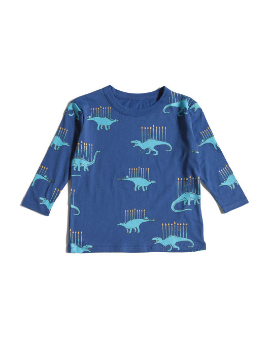 Chaser Dinosaur Menorah Hanukkah Shirt