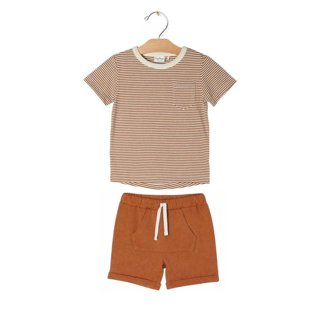 City Mouse Toffee 2pc Short Set
