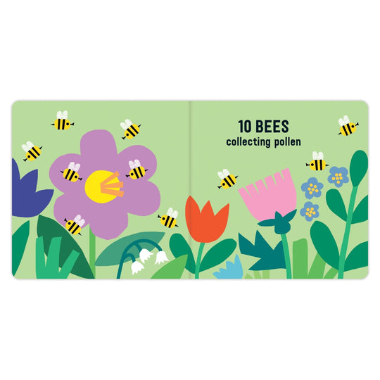 Counting on the Earth Board Book bees page