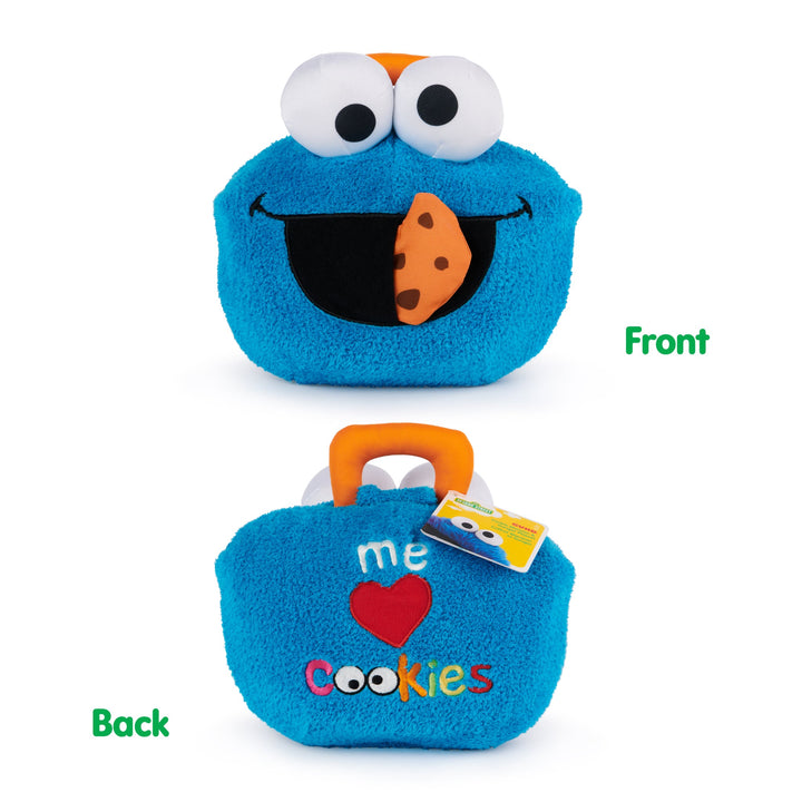 Gund Cookie Monster & Gonger Playset front and back