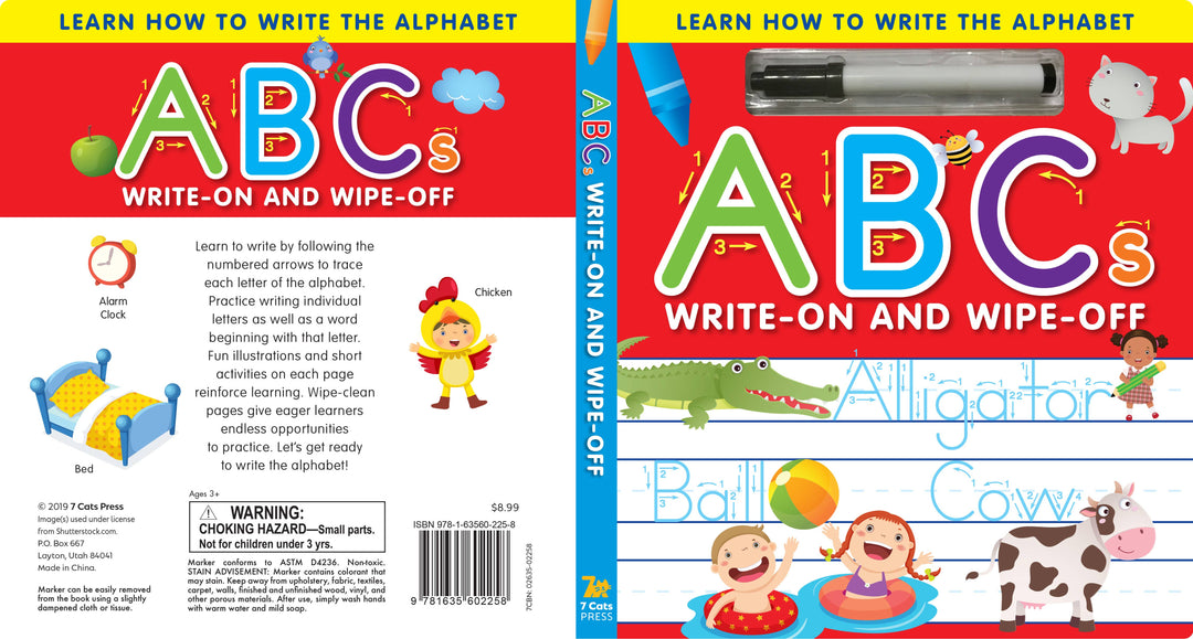 ABCs Write-On and Wipe-Off : Learn How to Write the Alphabet cover