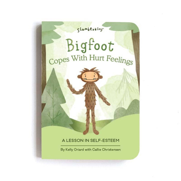 Slumberskins Bigfoot's Self Esteem Plush Snuggler Set book two