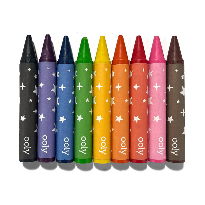 OOly Unicorn Pals Carry-Along Coloring Set colors