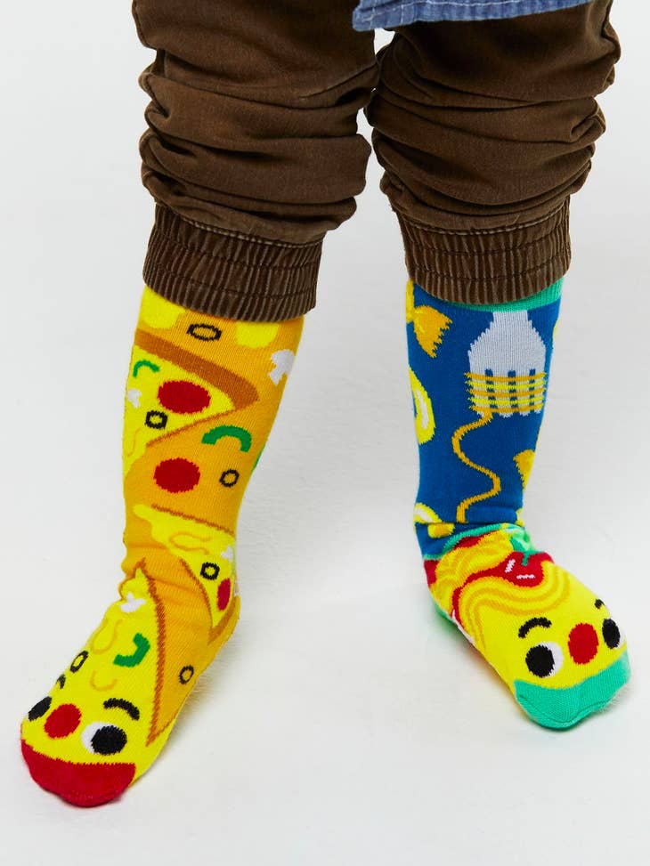 Pal Socks Pizza & Pasta Pals Socks model too