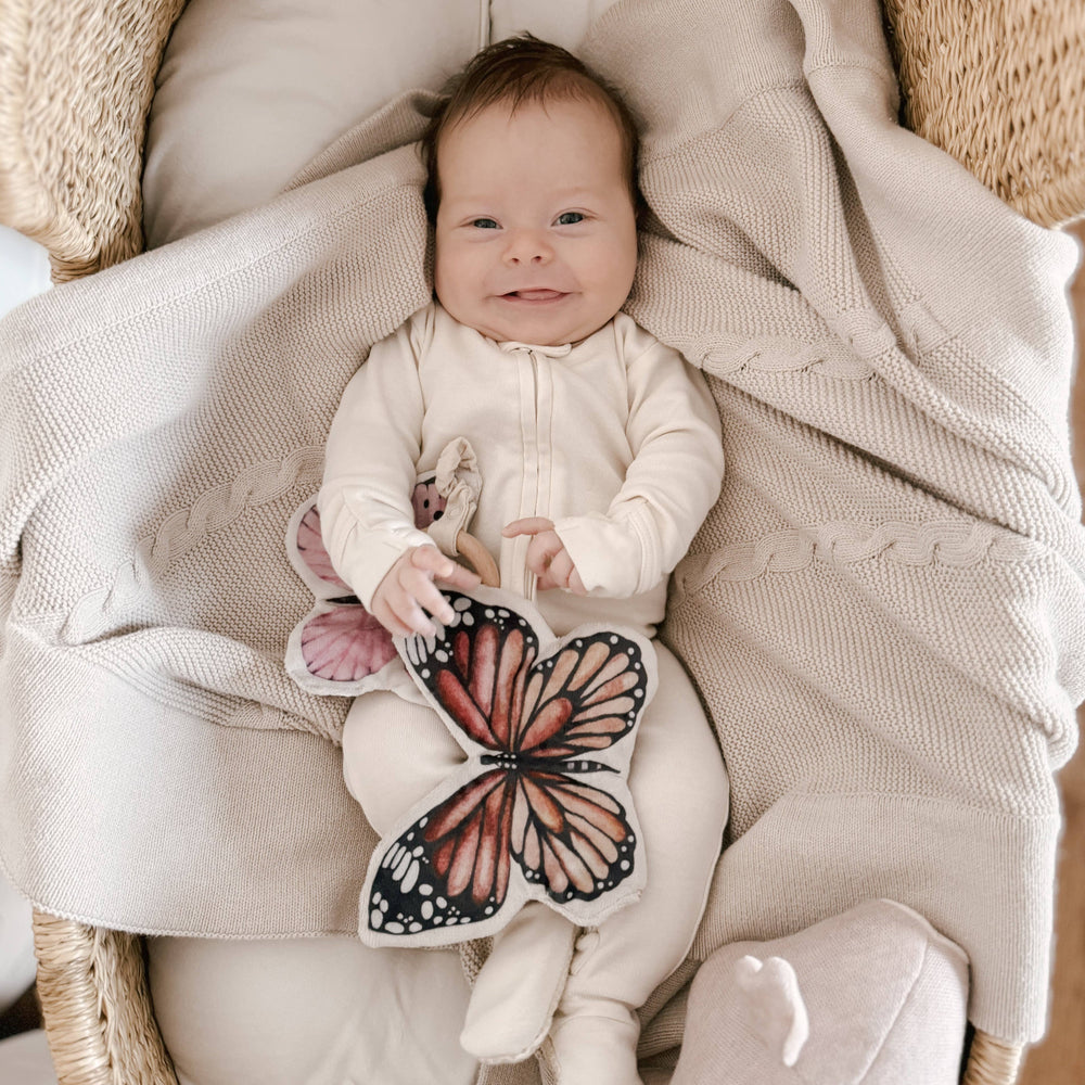 Little Lamb Kind Butterflies Nuggets holding