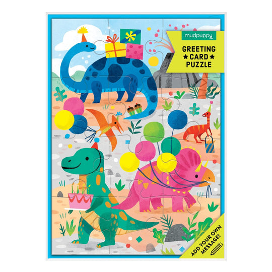 Dino Party Puzzle Card