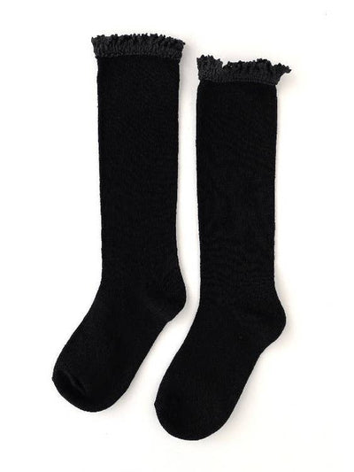 Knee Hi Socks in Black