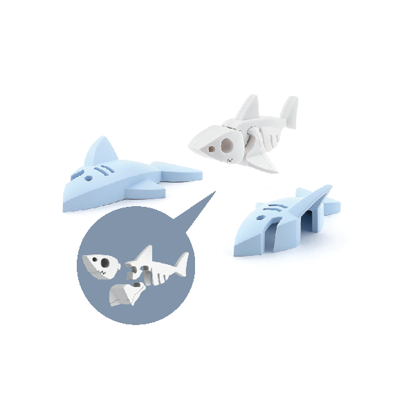 Halftoys Ocean White Shark pieces