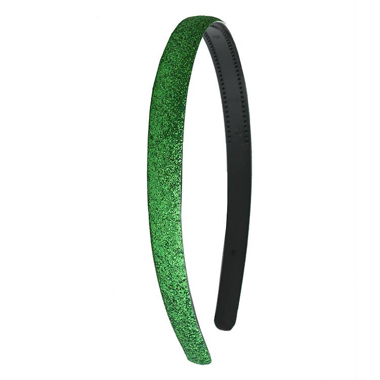 Glitter Headband green