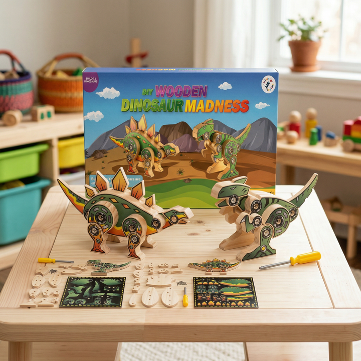 Little Jupiter Dinosaur Madness DIY Kit lifestyle