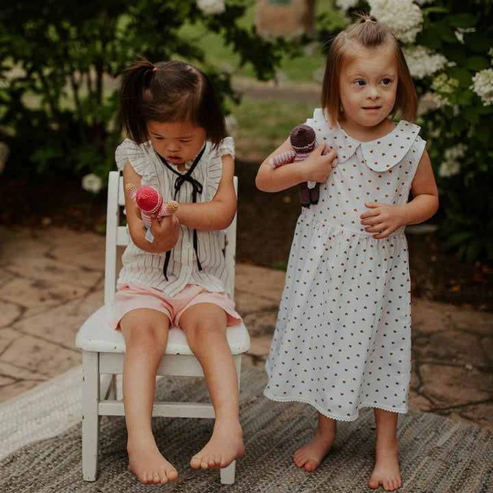 Pebble Child Pixie Baby Doll Rattle girls