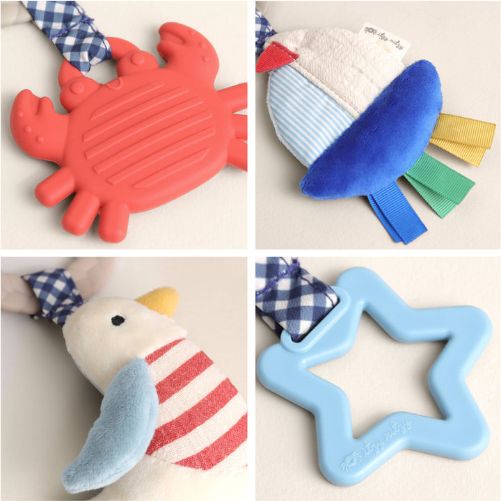 Itzy Ritzy Nautical Bitzy Busy Ring™
 detail