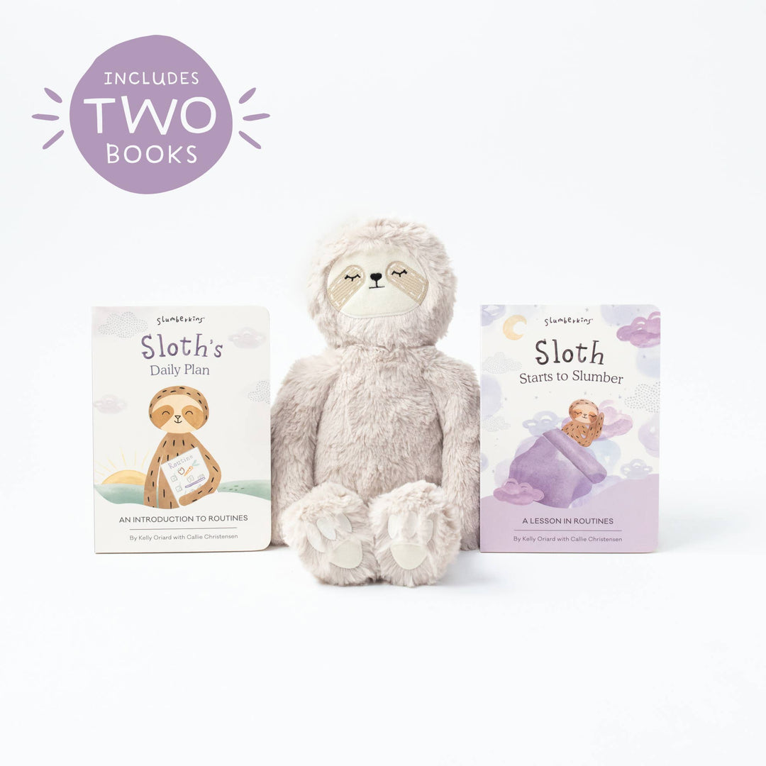 Slumberkins Sloth's Routines Plush Set