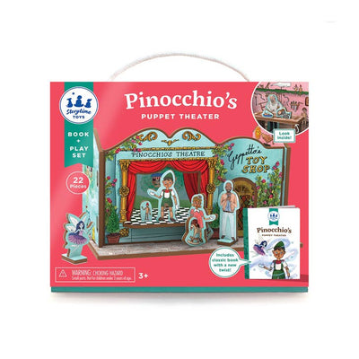 Pinnochio's Puppet Theater Book and Playset