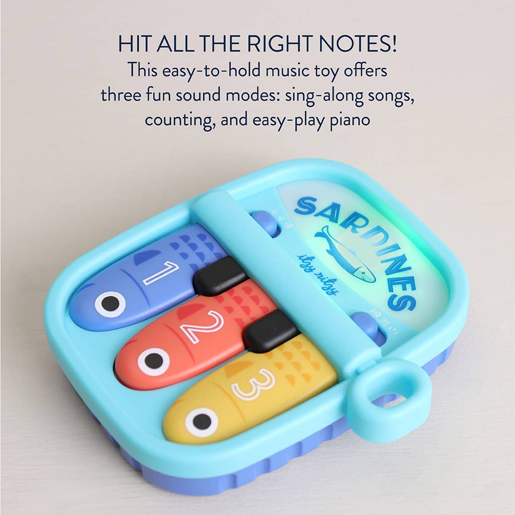 Bitzy Tunes™ Sardines Piano Toy