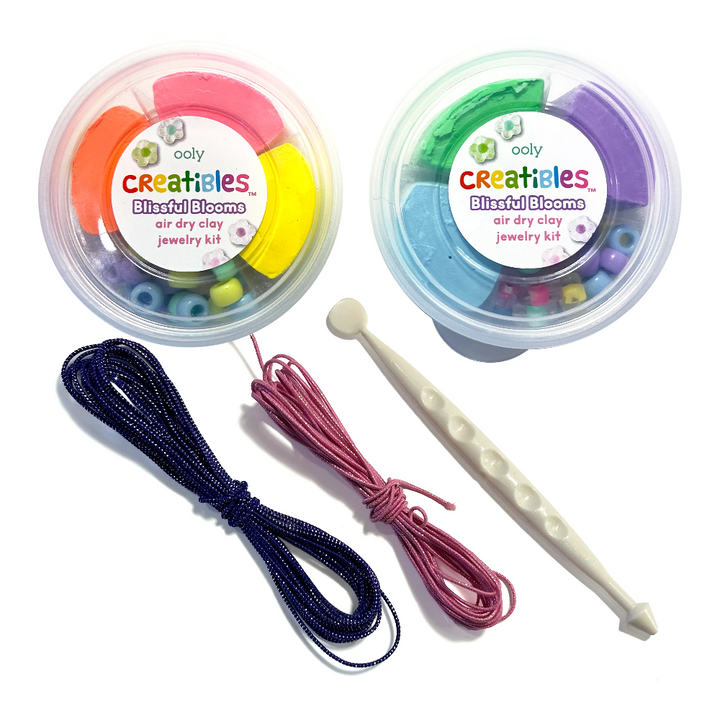 Ooly Creatibles Air Dry Clay Kit contents