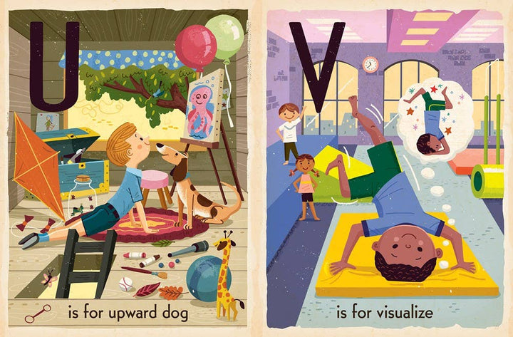 Y is for Yoga: Alphabet board book UV