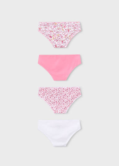 Mayoral Panties 4pc Set in Candy back