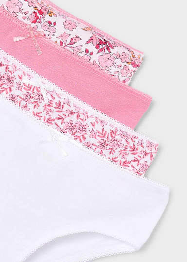 Mayoral Panties 4pc Set in Candy detail