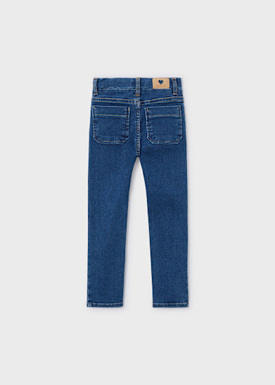 Mayoral Denim Jeggings in Oscuro back