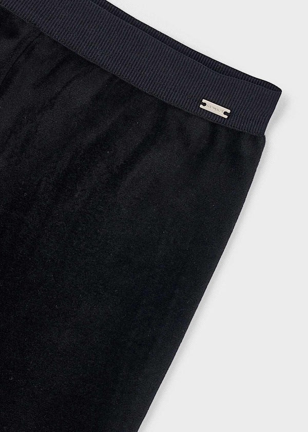 Velour Leggings in Black