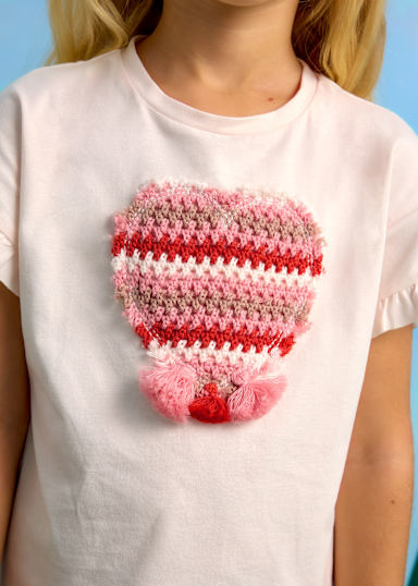 Mayoral Knitted Heart Tee mpde;