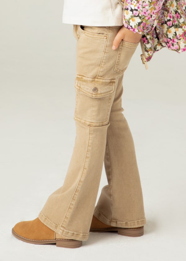 Mayoral Flared Cargo Pants model