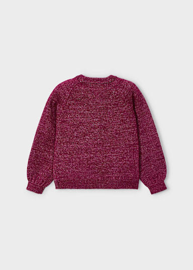 Mayoral Red Lilies Sweater back