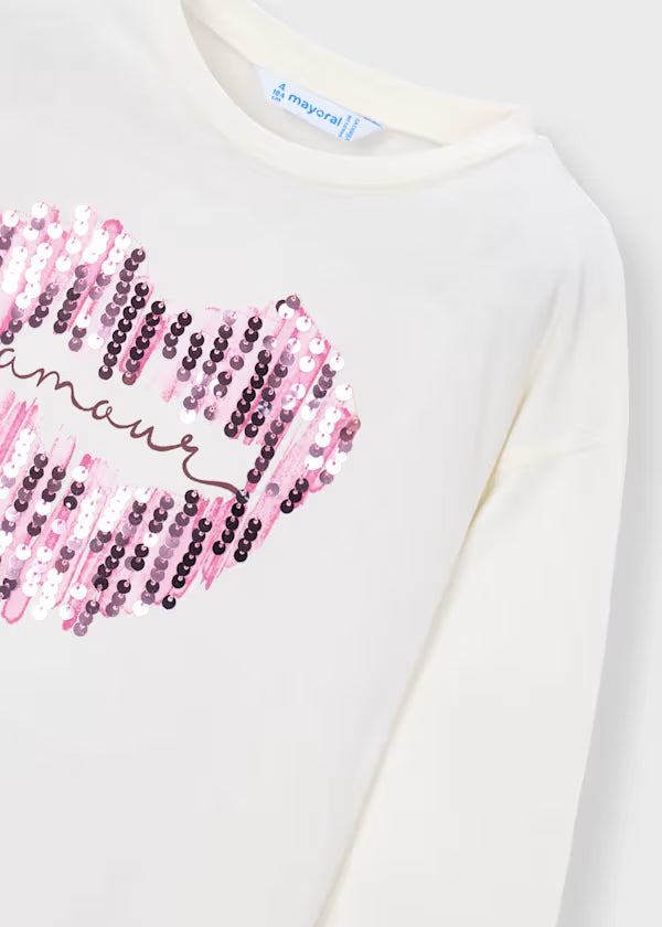Mayoral Amour T-shirt detail