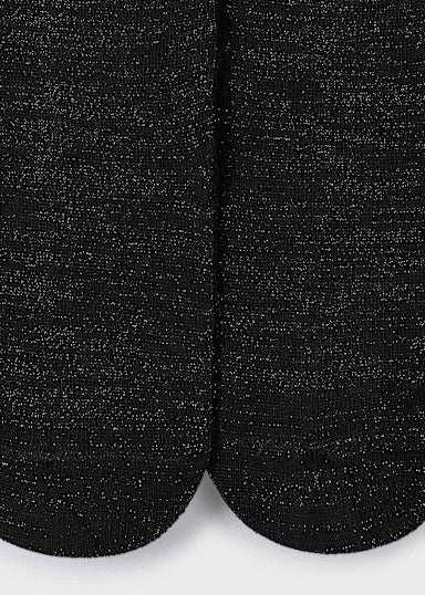 Mayoral Black Sparkly Tights detail