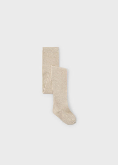 Sparkly Tights in Tapioca Gold