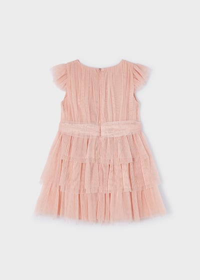 Pleated Tulle Dress