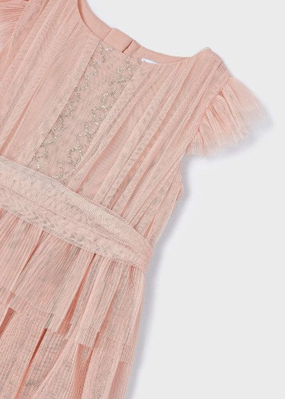 Pleated Tulle Dress