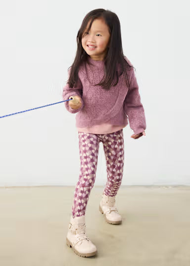 Mayoral Heart Leggings model