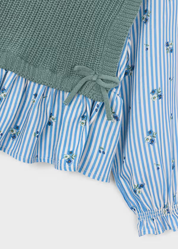Mayoral Bay Leaf Top detail