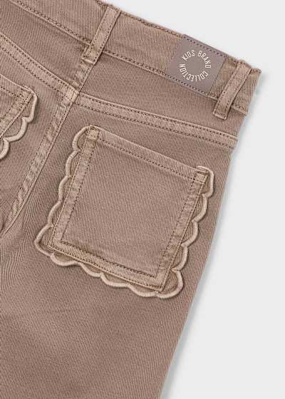 Mayoral Waffle Flared Pants detail