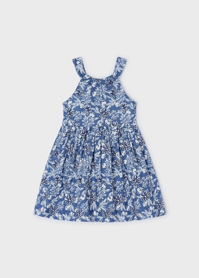 Mayoral Indigo Flowers Dress