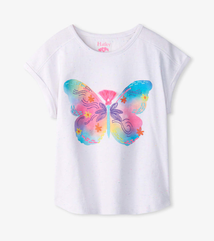 Hatley Painted Butterfy Relaxed Tee