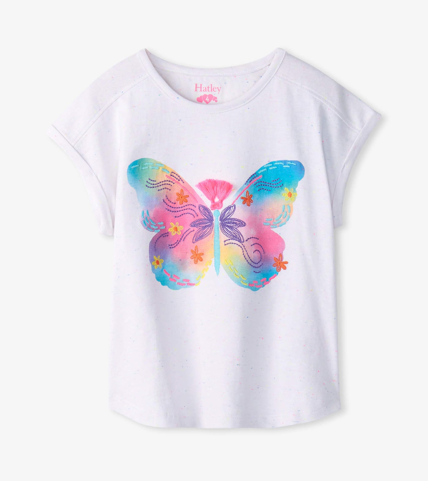 Painted Butterfy Relaxed Tee