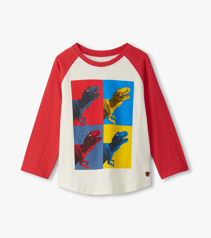 Hatley Dinos Cubed Raglan Tee
