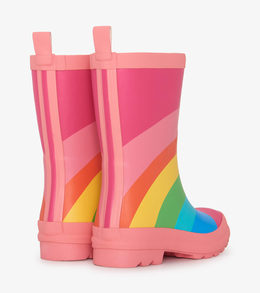 Hatley Rainbow Rain Boots back