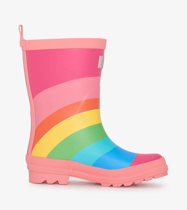 Hatley Rainbow Rain Boots side