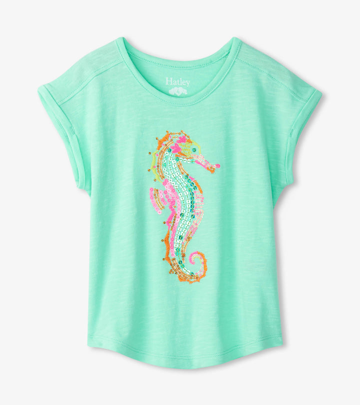 Hatley Painted Seahorse Tee